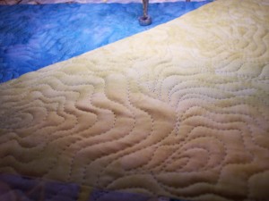 Clamshell Edge to Edge quilting