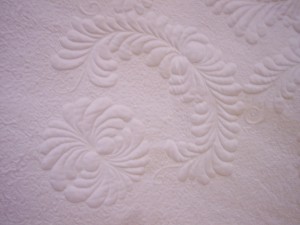 Heirloom - Trapunto quilting